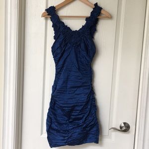 BCBG navy blue dress